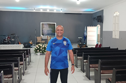 pastor Fernando na cidade de Patos, apoiado pela Nazareno Detroit
